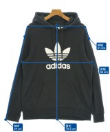 adidas（アディダス）パーカー 黒 サイズ:-(XL位) メンズ/2200696451072