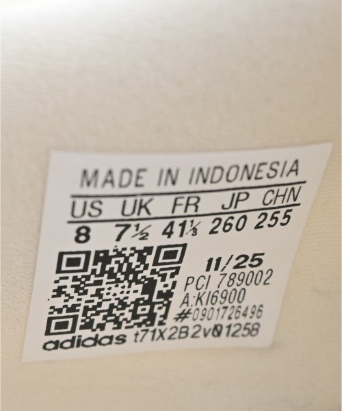 adidas（アディダス）スニーカー 白 サイズ:26cm メンズ/2200693295020