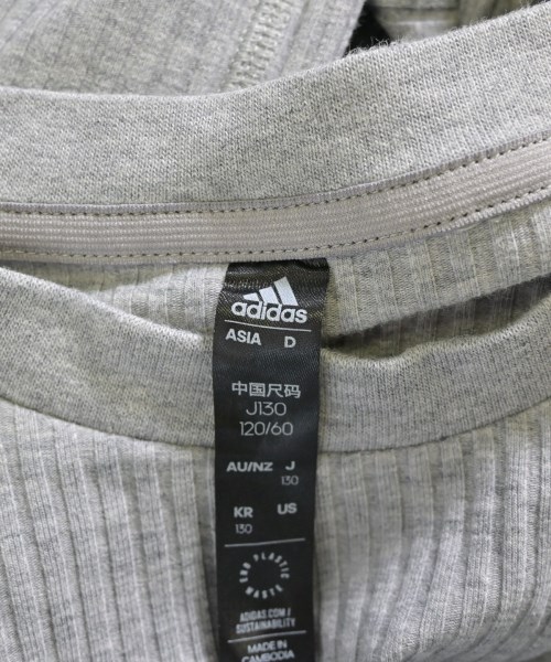 adidas（アディダス）Tシャツ・カットソー グレー サイズ:130(9T-10T) レディース/2200698318489