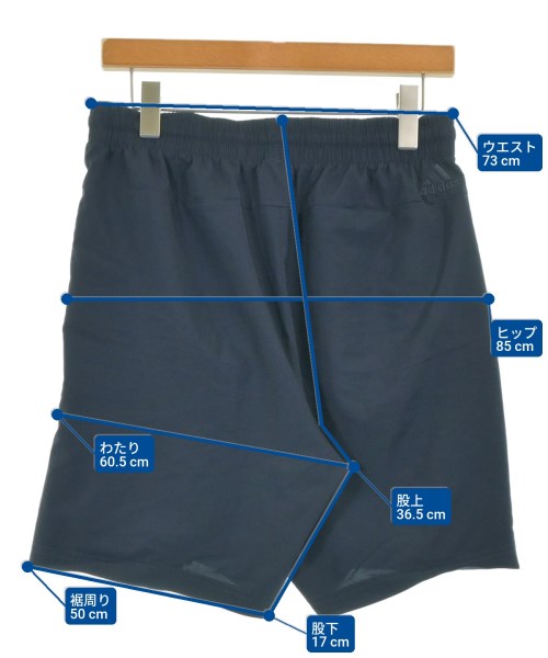 adidas（アディダス）ショートパンツ 紺 サイズ:M メンズ/2200696778032
