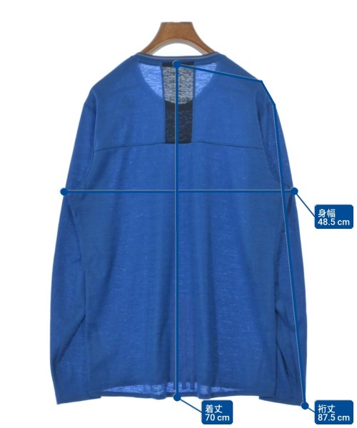 adidas（アディダス）Tシャツ・カットソー 青 サイズ:O(XL位) メンズ/2200697484031