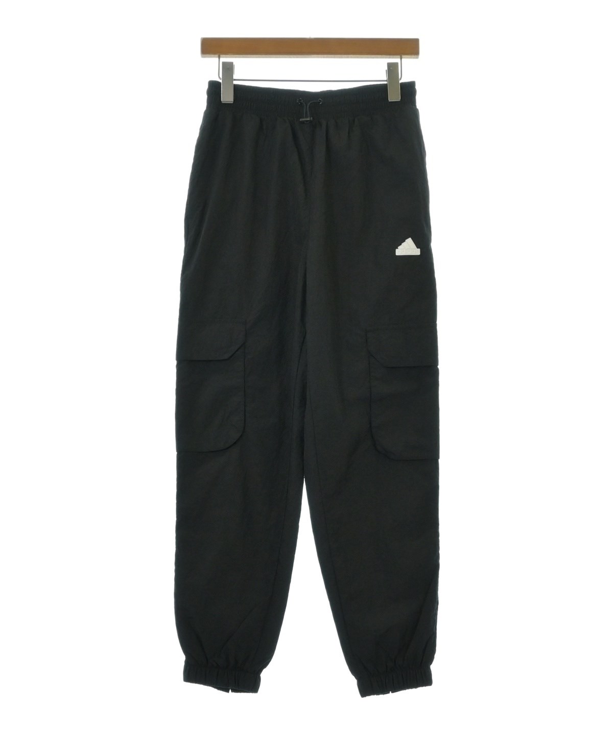 adidas（アディダス）カーゴパンツ 黒 サイズ:S レディース