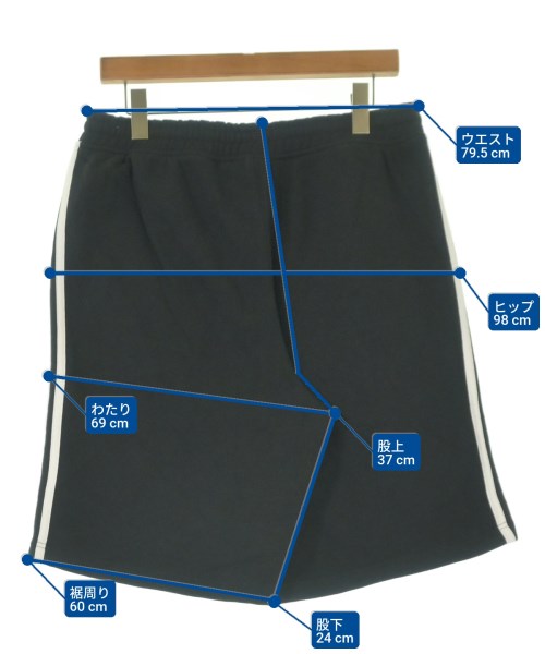 adidas（アディダス）ショートパンツ 黒 サイズ:L メンズ/2200654336434