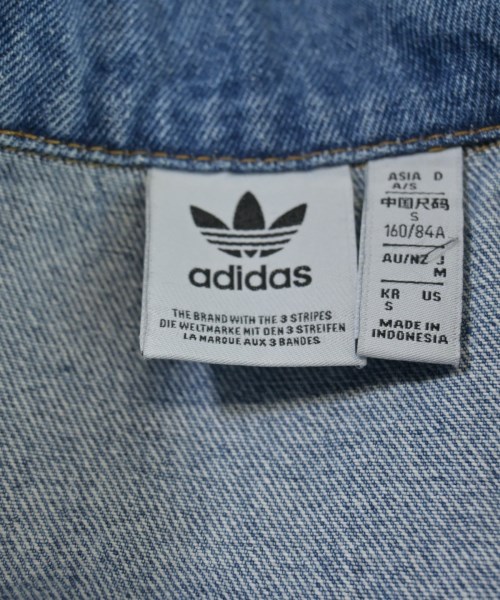adidas（アディダス）デニムジャケット 青 サイズ:M レディース/2200655121060