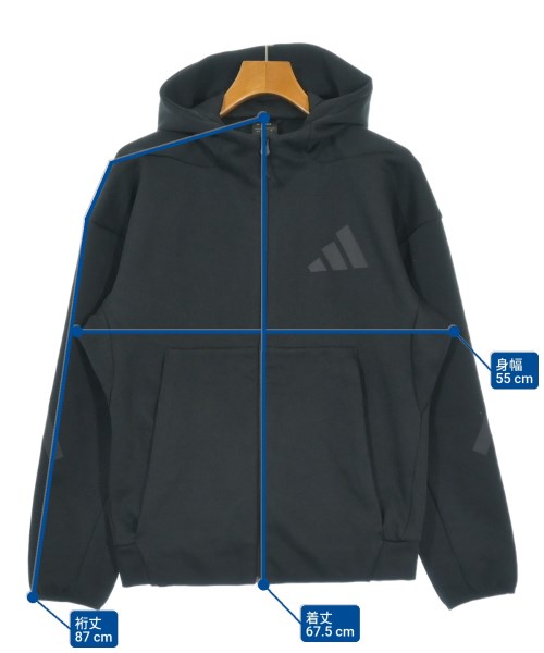 adidas（アディダス）パーカー 黒 サイズ:S メンズ/2200655951032