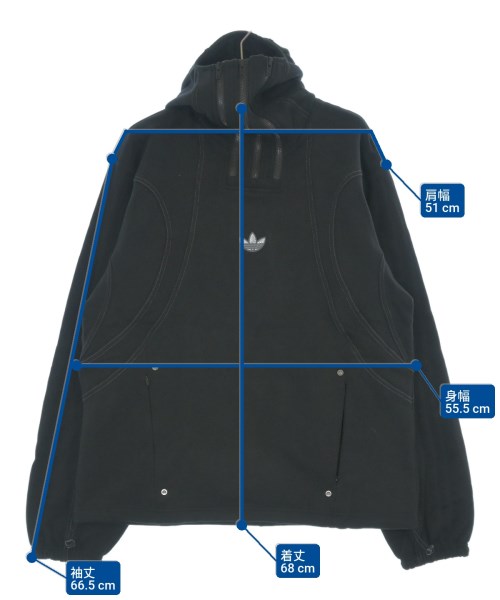 adidas（アディダス）パーカー 黒 サイズ:M メンズ/2200655222026