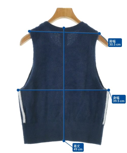 adidas（アディダス）ベスト 紺 サイズ:XL レディース/2200651196055