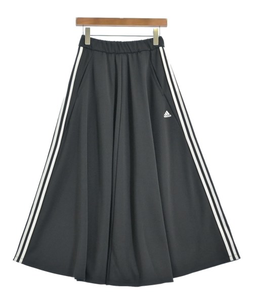 adidas(アディダス)ロング・マキシ丈スカート 黒 サイズ:S/2200652438154