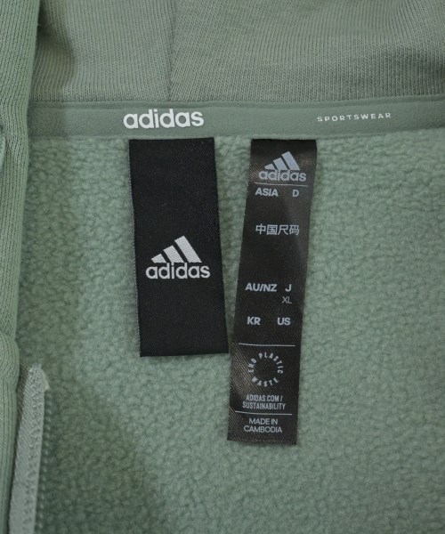 adidas（アディダス）パーカー 緑 サイズ:XL レディース/2200654001028