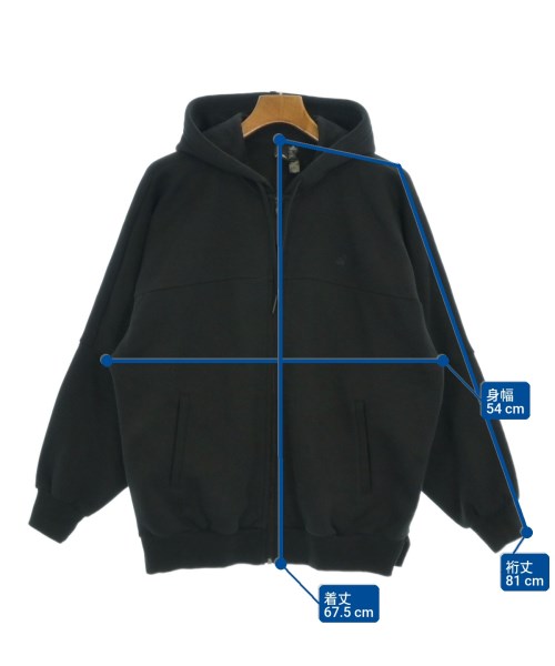 adidas（アディダス）パーカー 黒 サイズ:L レディース/2200651440134