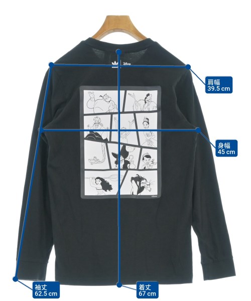 adidas（アディダス）Tシャツ・カットソー 黒 サイズ:S レディース/2200651440264