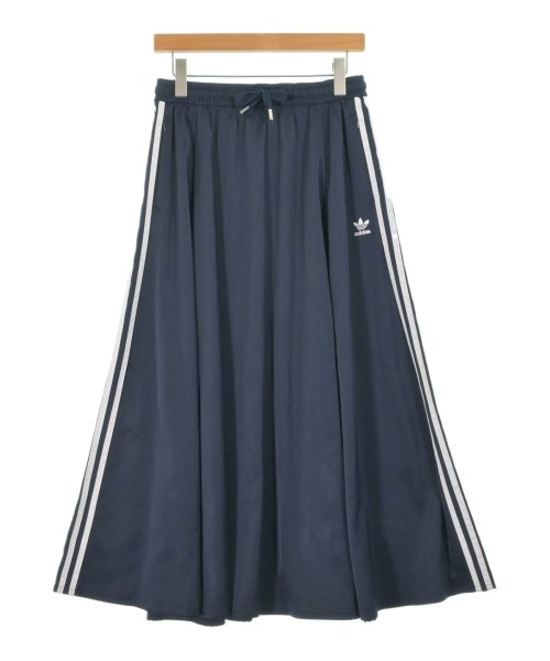 adidas(アディダス)ロング・マキシ丈スカート 紺 サイズ:L/2200658143076