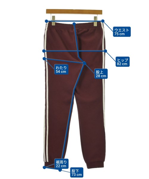 adidas（アディダス）スウェットパンツ 赤 サイズ:L レディース/2200655994046