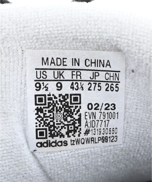 adidas（アディダス）スニーカー 白 サイズ:27.5cm メンズ/2200659244017