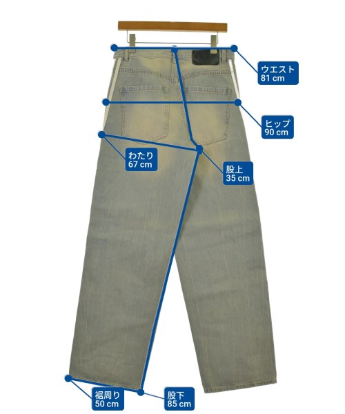 adidas（アディダス）デニムパンツ 青 サイズ:30(M位) メンズ/2200658698101