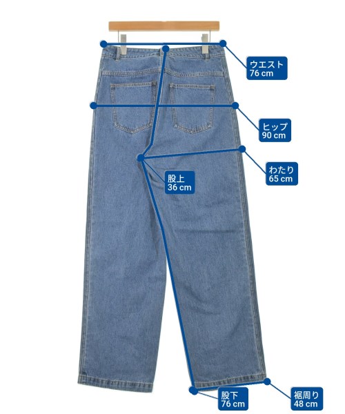 adidas（アディダス）デニムパンツ 青 サイズ:33(L位) メンズ/2200660703015