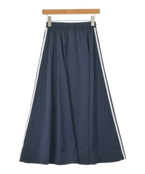 adidas（アディダス）ロング・マキシ丈スカート 紺 サイズ:S レディース/2200657949044