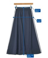 adidas（アディダス）ロング・マキシ丈スカート 紺 サイズ:S レディース/2200657949044