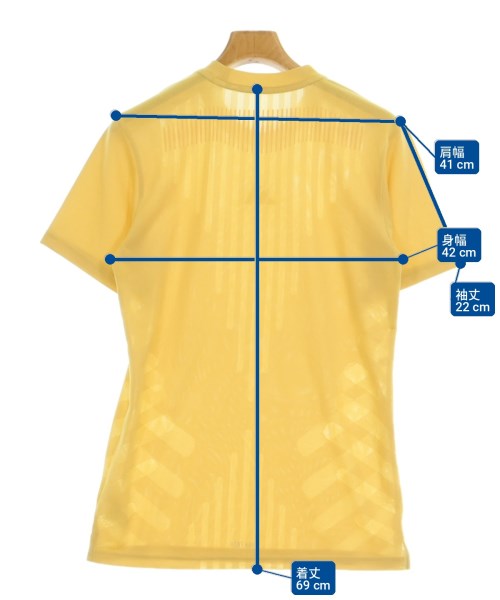 adidas（アディダス）Tシャツ・カットソー 黄 サイズ:M メンズ/2200709099123