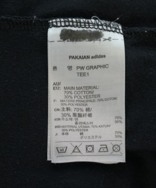adidas（アディダス）Tシャツ・カットソー 黒 サイズ:L メンズ/2200704521179