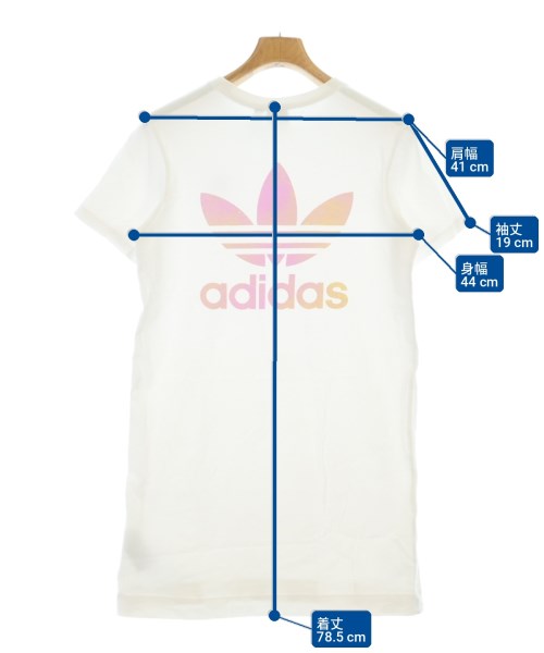 adidas（アディダス）ワンピース 白 サイズ:M レディース/2200711525016