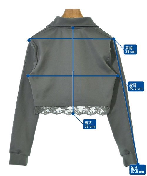 adidas（アディダス）Tシャツ・カットソー グレー サイズ:M レディース/2200705958059