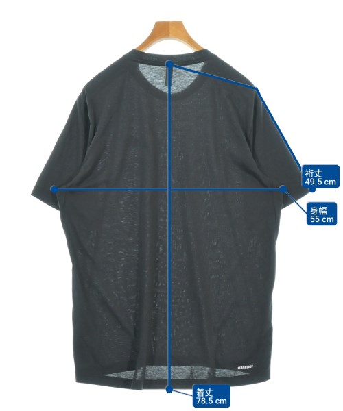 adidas（アディダス）Tシャツ・カットソー 黒 サイズ:2XO(XXXL位) メンズ/2200710787019