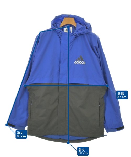 adidas（アディダス）マウンテンパーカー 青 サイズ:M メンズ/2200713254075