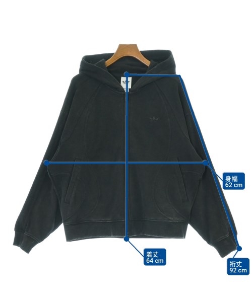 adidas（アディダス）パーカー 黒 サイズ:XL メンズ/2200712816120