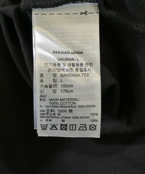 adidas（アディダス）Tシャツ・カットソー 黒 サイズ:L メンズ/2200714130064