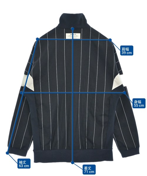 adidas（アディダス）ブルゾン 紺 サイズ:O(XL位) メンズ/2200714193021