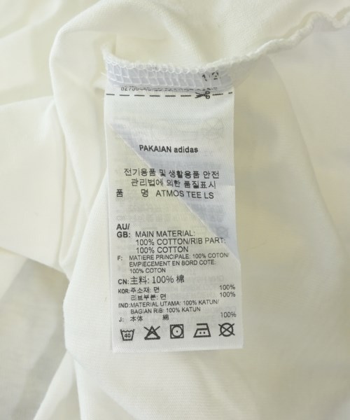 adidas（アディダス）Tシャツ・カットソー 白 サイズ:M メンズ/2200710450104