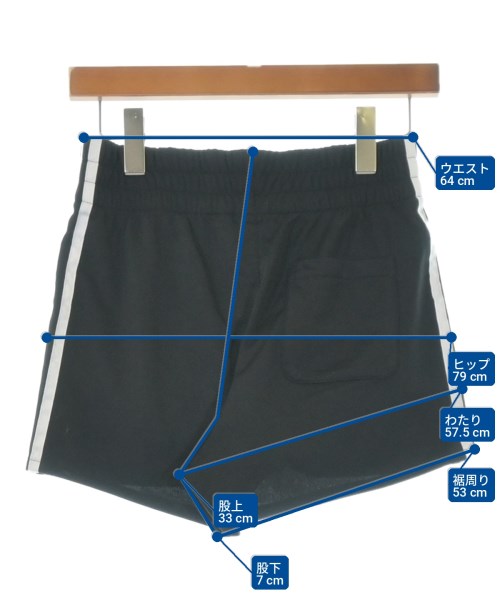 adidas（アディダス）ショートパンツ 黒 サイズ:M レディース/2200710589088