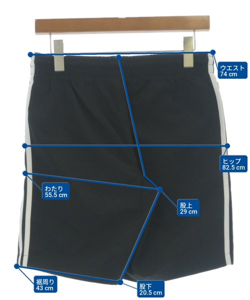 adidas（アディダス）ショートパンツ 黒 サイズ:-(XS位) メンズ/2200712356169