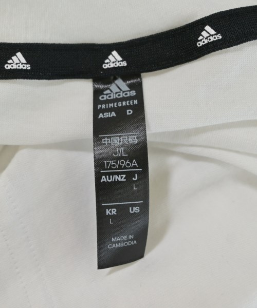 adidas（アディダス）Tシャツ・カットソー 白 サイズ:L メンズ/2200711858053