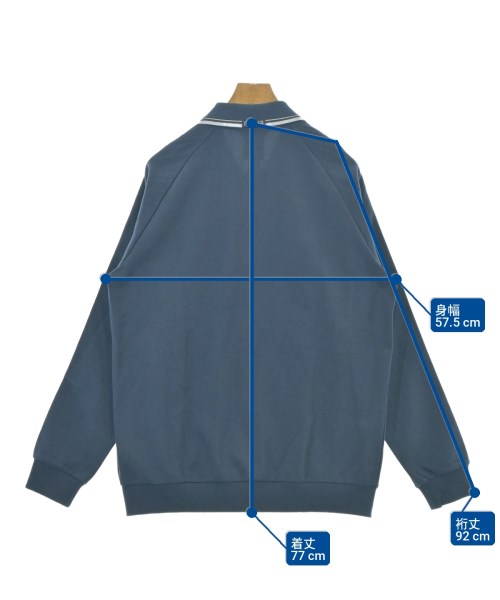 adidas（アディダス）スウェット 青 サイズ:2XL(XXL位) メンズ/2200713250282