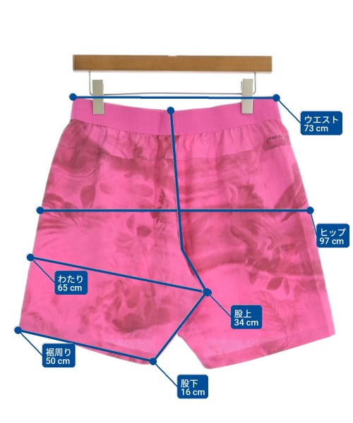 adidas（アディダス）ショートパンツ ピンク サイズ:O(XL位) メンズ/2200713766059