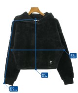 adidas（アディダス）パーカー 黒 サイズ:S レディース/2200717444083