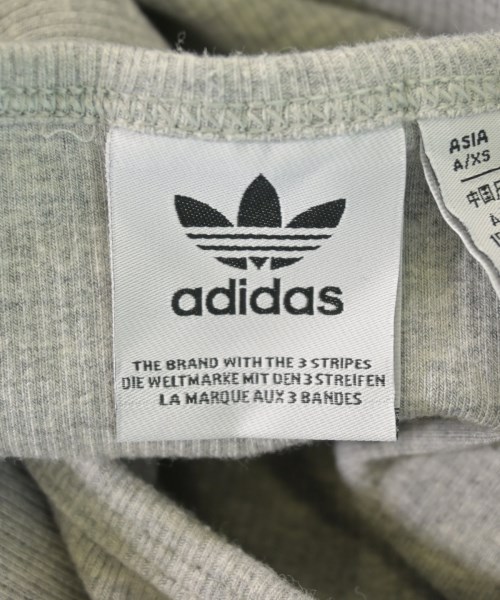 adidas（アディダス）Tシャツ・カットソー グレー サイズ:XS レディース/2200712842075