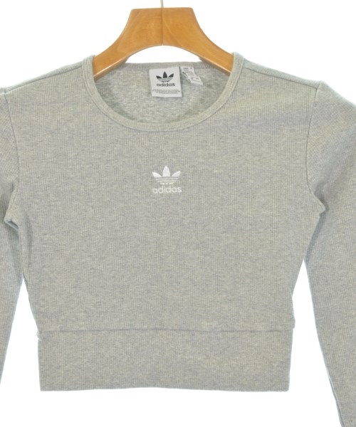 adidas（アディダス）Tシャツ・カットソー グレー サイズ:XS レディース/2200712842075