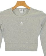 adidas（アディダス）Tシャツ・カットソー グレー サイズ:XS レディース/2200712842075