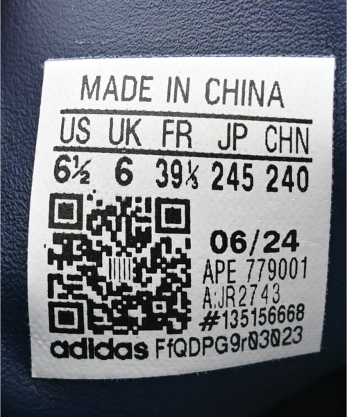 adidas（アディダス）スニーカー 紺 サイズ:24.5cm レディース/2200716982074