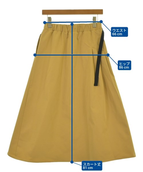 adidas（アディダス）ロング・マキシ丈スカート ベージュ サイズ:M レディース/2200645277012