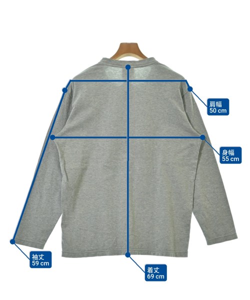 adidas（アディダス）Tシャツ・カットソー グレー サイズ:O(XL位) メンズ/2200645087031