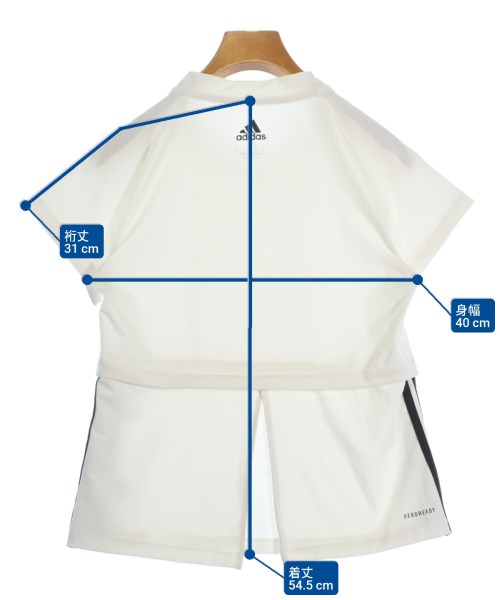 adidas（アディダス）Tシャツ・カットソー 白 サイズ:M レディース/2200628470065