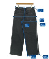 adidas（アディダス）デニムパンツ 黒 サイズ:27/30(M位) レディース/2200646367071