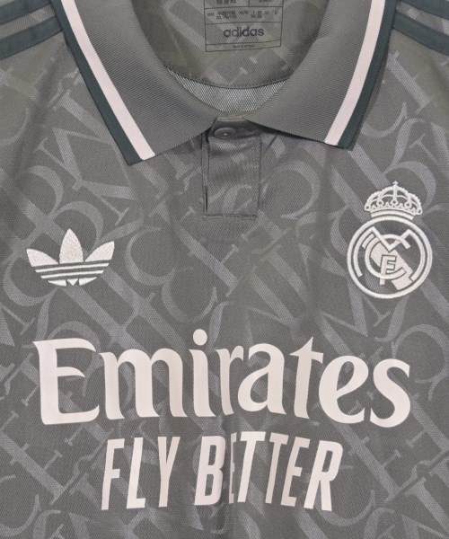 adidas（アディダス）ポロシャツ グレー サイズ:3XL メンズ/2200647058114