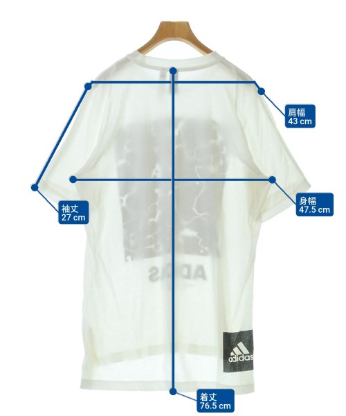 adidas（アディダス）Tシャツ・カットソー 白 サイズ:XO(XL位) レディース/2200647363010