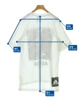adidas（アディダス）Tシャツ・カットソー 白 サイズ:XO(XL位) レディース/2200647363010