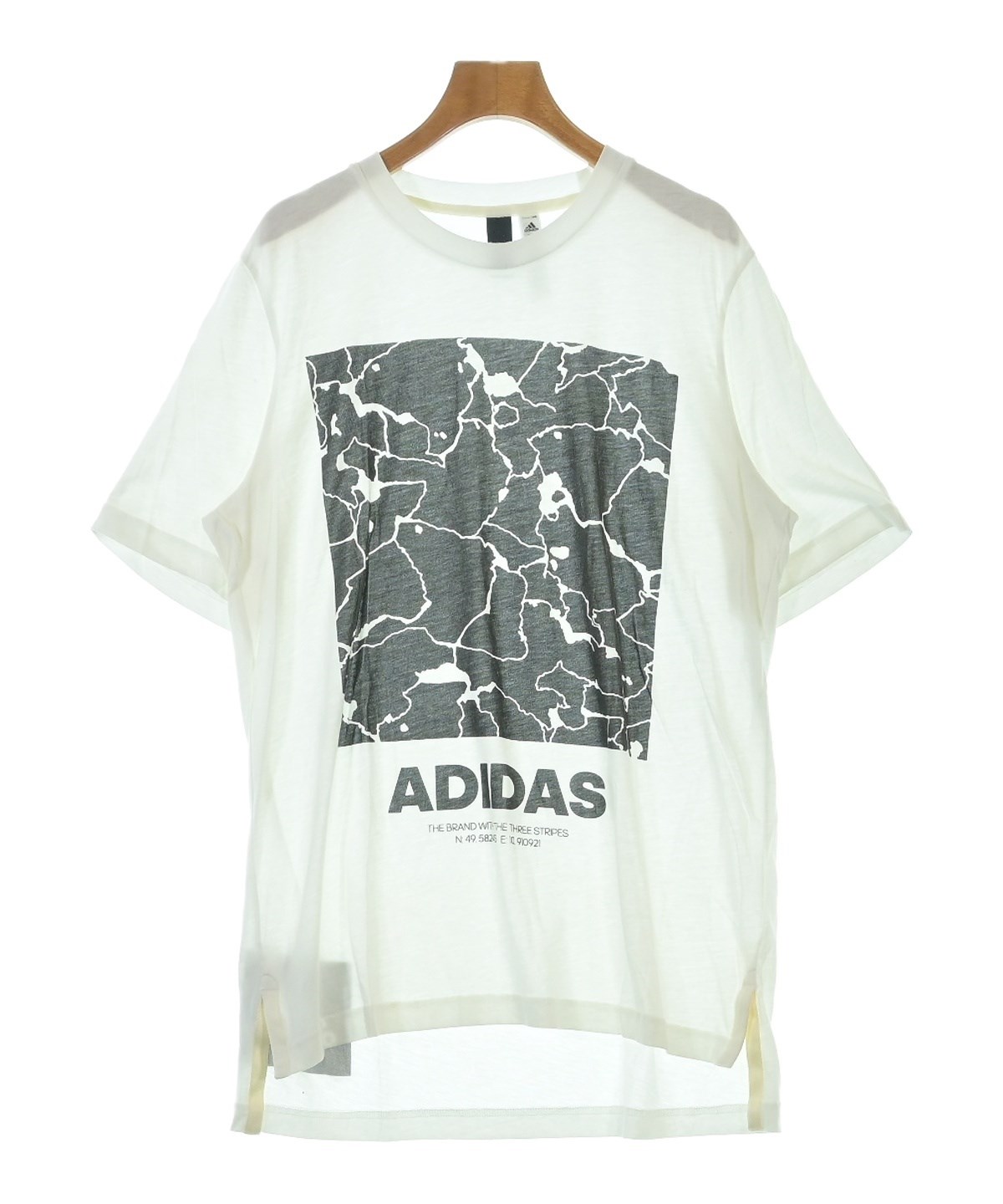 adidas（アディダス）Tシャツ・カットソー 白 サイズ:XO(XL位